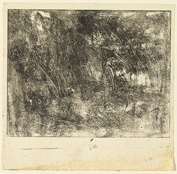 Artist: b'Halpern, Stacha.' | Title: b'not titled [Abstraction]' | Date: (1956-58) | Technique: b'lithograph, printed in black ink, from one stone [or plate]'