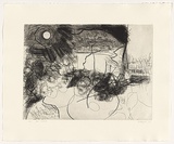 Artist: Taylor, Michael. | Title: Bon voyage | Date: 2006 | Technique: etching, printed in black ink, from one zinc plate | Copyright: © Michael Taylor