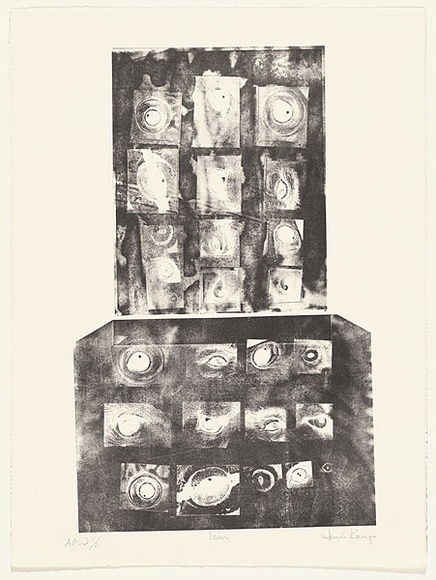 Artist: b'Kamp, Jenni.' | Title: b'Icon' | Date: 1997, April | Technique: b'lithograph, printed in black ink, from one stone'