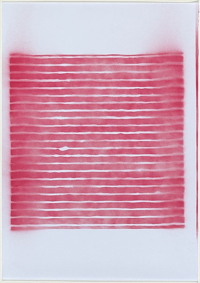 Artist: b'Azlan.' | Title: b'Hicks.' | Date: 2003 | Technique: b'stencil, printed in red ink, from one stencil'