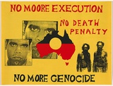 Title: No more execution, no death penalty, no more genocide | Date: 1988 | Technique: screenprint, printed in colour, from multiple stencils