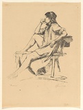 Artist: b'EWINS, Rod' | Title: b'Maxine.' | Date: 1963 | Technique: b'lithograph, printed in black ink, from one stone'