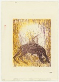 Artist: b'BOYD, Arthur' | Title: b'(Beast on fire).' | Date: 1960-70 | Copyright: b'Reproduced with permission of Bundanon Trust'