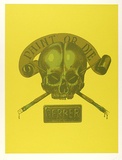 Artist: b'Gerber, Matthys.' | Title: b'Paint or die' | Date: 1992 | Technique: b'screenprint, printed in colour, from five stencils'