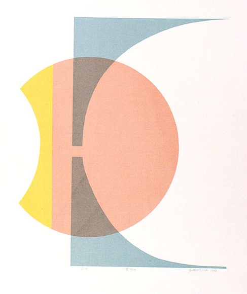 Artist: b'WICKS, Arthur' | Title: b'Echo' | Date: 1968 | Technique: b'screenprint, printed in colour, from multiple stencils'