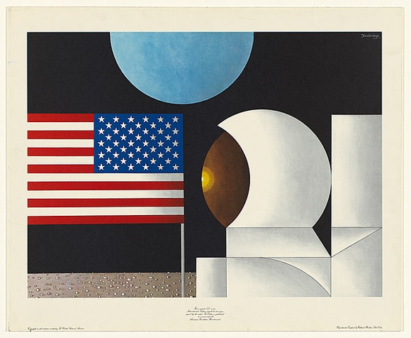 Artist: b'Bainbridge, John.' | Title: b'Poster: (American bi-centennial).' | Date: 1976 | Technique: b'photo-lithograph'