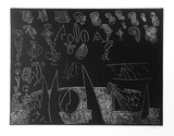 Artist: JACKS, Robert | Title: not titled. | Date: 1989 | Technique: etching, printed in black ink, from one plate