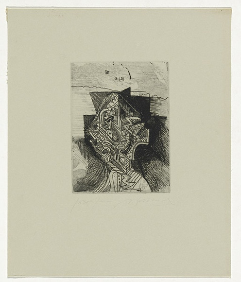 Artist: b'SELLBACH, Udo' | Title: b'not titled' | Date: 1960-80 | Technique: b'etching'