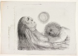 Artist: BOYD, Arthur | Title: Sleeping Juliet. | Date: 1960-70 | Technique: lithograph, printed in black ink, from one stone [or plate] | Copyright: Reproduced with permission of Bundanon Trust