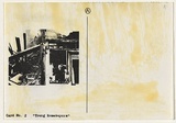 Artist: b'Megalo Screenprinting Collective.' | Title: b'Young homebuyers [verso]' | Date: 1981 | Technique: b'screenprint, printed in black ink, from one stencil'