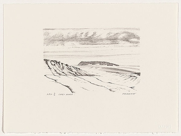 Artist: b'Elliott, Fred W.' | Title: b'Casey Range' | Date: 1997, February | Technique: b'photo-lithograph, printed in black ink, from one stone' | Copyright: b'By courtesy of the artist'