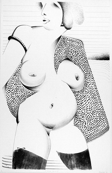 Artist: b'Powditch, Peter.' | Title: b'A natural woman III' | Date: 1970 | Technique: b'lithograph, printed in black ink, from one plate'