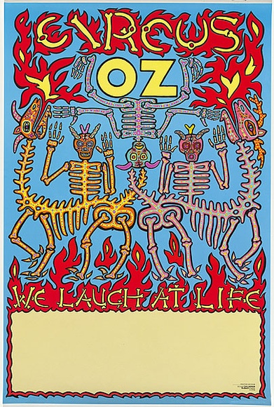 Title: Circus Oz- Skeletons | Date: 1998 | Technique: offset-lithograph, printed in colour, from multiple plates