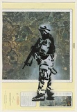 Artist: Reks. | Title: Not titled [body search 3]. | Date: 2004 | Technique: stencil, printed in black and white ink, from one stencil