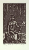 Artist: Jones, Tim. | Title: Wild man | Date: 1995, April - May | Technique: etching, printed in black ink, from one plate