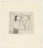 Title: Mirror | Date: 1980 | Technique: drypoint, printed in black ink, from one perspex plate