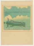 Artist: b'Thorpe, Hall.' | Title: b'Dawn' | Date: c.1925 | Technique: b'woodcut, printed in colour, from several blocks'