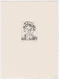 Artist: b'Harding, Nicholas.' | Title: b'Untitled (Margaret Olley).' | Date: 2002 | Technique: b'open-bite and aquatint, printed in black ink, from one plate'