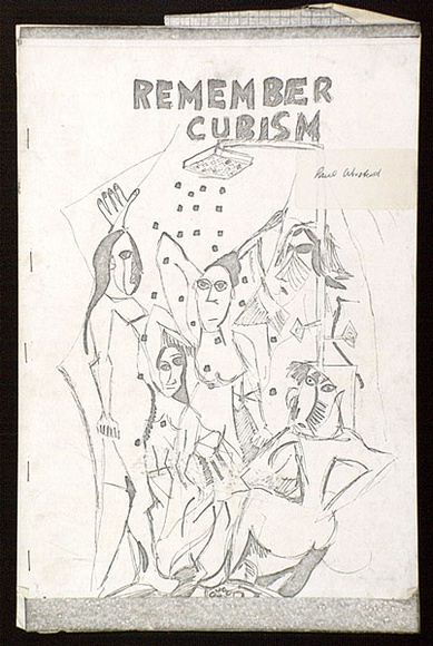 Artist: b'WORSTEAD, Paul' | Title: b'Remember cubism, no. 3: from the series Life modepping and casting news: an artist\'s magazine containing [7] pp. incl. frontispiece.' | Technique: b'photocopy' | Copyright: b'This work appears on screen courtesy of the artist'