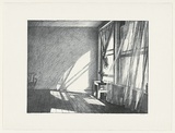Artist: Dunlop, Brian. | Title: Breeze from outside | Date: c1984 | Technique: lithograph, printed in black ink, from one stone