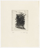 Artist: SELLBACH, Udo | Title: not titled | Date: 1988, 20 August | Technique: etching, mezzotint, printed in black ink with plate-tone, from one copper plate