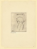 Artist: b'Brodzky, Horace.' | Title: b'Leginska.' | Date: 1919 | Technique: b'etching, printed in black ink, from one plate'