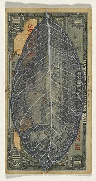 Artist: b'HALL, Fiona' | Title: b'Coffea arabica - Coffee (Ethiopian currency)' | Date: 2000 - 2002 | Technique: b'gouache' | Copyright: b'\xc2\xa9 Fiona Hall'