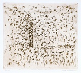 Artist: b'WILLIAMS, Fred' | Title: b'You Yangs landscape. Number 1' | Date: 1963-64 | Technique: b'aquatint, drypoint and engraving, printed in sepia ink, from one copper plate' | Copyright: b'\xc2\xa9 Fred Williams Estate'