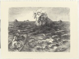 Artist: Mortensen, Kevin. | Title: The fourth day, when apparitions begin to appear | Date: 1994 | Technique: lithograph, printed in black ink, from one stone | Copyright: © Kevin Mortensen