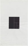 Artist: Carchesio, Eugene. | Title: Eternal mystery print [2]. | Date: 1993 | Technique: woodcut, printed in black ink, from one block