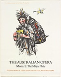 Artist: b'WILLIAMS, Fred' | Title: b'Papageno - The Magic Flute' | Date: 1979 | Technique: b'offset-lithograph, printed in black ink, from one plate' | Copyright: b'\xc2\xa9 Fred Williams Estate'