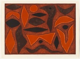 Artist: Coburn, John. | Title: Bird and snake | Date: 1990 | Technique: lithograph, printed in colour, from five stones [or plates]