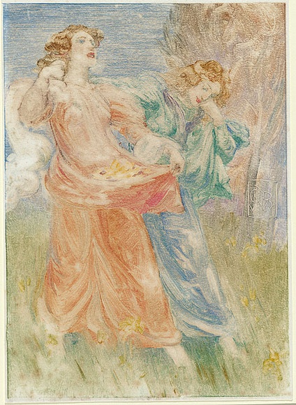 Artist: b'BUNNY, Rupert' | Title: b'[The Hesperides].' | Date: c.1905 | Technique: b'monotype, printed in colour, from one zinc plate'