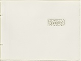 Artist: JACKS, Robert | Title: not titled [abstract linear composition]. [leaf 28 : recto] | Date: 1978 | Technique: etching, printed in black ink, from one plate