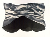 Artist: b'Clutterbuck, Jock.' | Title: b'Wave.' | Date: 1971 | Technique: b'etching and aquatint, colour stencil, printed from one magnesium plate'