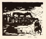 Artist: bO'Connor, Vic. | Title: b'Going home' | Date: 1949 | Technique: b'linocut, printed in black ink, from one block' | Copyright: b'Reproduced with permission of the artist.'