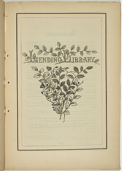 Title: b'not titled [fagus cunninghami / thysanotus patersonei lending library].' | Date: 1861 | Technique: b'woodengraving, printed in black ink, from one block'