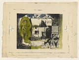 Title: b'House' | Date: c.1958 | Technique: b'lithograph, printed in colour, from three plates'