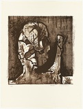 Artist: WILLIAMS, Fred | Title: Stump | Date: 1977-78 | Technique: lithograph, printed in brown ink, from one zinc plate | Copyright: © Fred Williams Estate