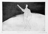 Artist: b'BALDESSIN, George' | Title: b'Applause.' | Date: 1964 | Technique: b'etching and aquatint, printed in black ink, from one plate'