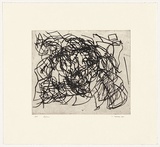 Artist: b'Forthun, Louise.' | Title: b'Spin' | Date: 2001 | Technique: b'etching and drypoint, printed in black ink, from one copper plate'