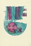 Artist: b'Kossatz, Les.' | Title: b'Medals II' | Date: 1965 | Technique: b'woodcut, printed in colour, from multiple blocks' | Copyright: b'\xc2\xa9 Les Kossatz. Licensed by VISCOPY, Australia'
