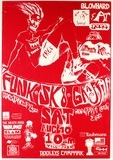 Artist: ACCESS 7 | Title: Funk, SK8 'n' Graffiti | Date: 1991, July | Technique: screenprint, printed in pink ink, from one stencil