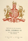 Artist: b'FEINT, Adrian' | Title: b'Message of His Majesty King George VI.' | Date: 1945 | Technique: b'process block, printed in colour' | Copyright: b'Courtesy the Estate of Adrian Feint'