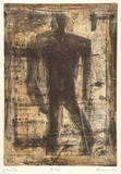 Artist: Fransella, Graham. | Title: Bather | Date: 1996, July | Technique: etching, roullette, open-bite, aquatint, scraping and burnishing, printed in colour, from two plates | Copyright: Courtesy of the artist