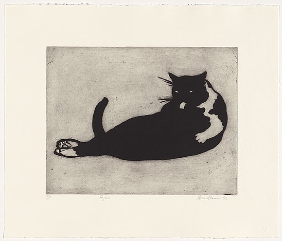 Artist: b'Headlam, Kristin.' | Title: b'Ajax' | Date: 2002 | Technique: b'aquatints, printed in black ink, each from one copper plate'