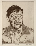 Artist: Miller, Lewis. | Title: Bill Hay | Date: 1994 | Technique: etching, printed in black ink, from one plate | Copyright: © Lewis Miller. Licensed by VISCOPY, Australia
