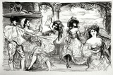 Artist: b'Conder, Charles.' | Title: b'Fantaisie Espagnole.' | Date: 1905 | Technique: b'transfer-lithograph, printed in black ink, from one stone'