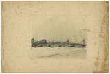 Artist: Bell, George.. | Title: (The Thames). | Date: c.1912 | Technique: etching, printed in black ink with plate-tone, from one plate