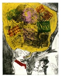 Artist: b'HANRAHAN, Barbara' | Title: b'Beauty and wowsers.' | Date: 1964 | Technique: b'etching, printed in colour, with plate-tone, from one  plate'